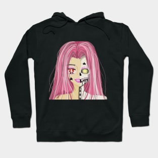 anime skull girl Hoodie